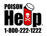 1-888-222-1222 - Poison Help Line - find your local poison center