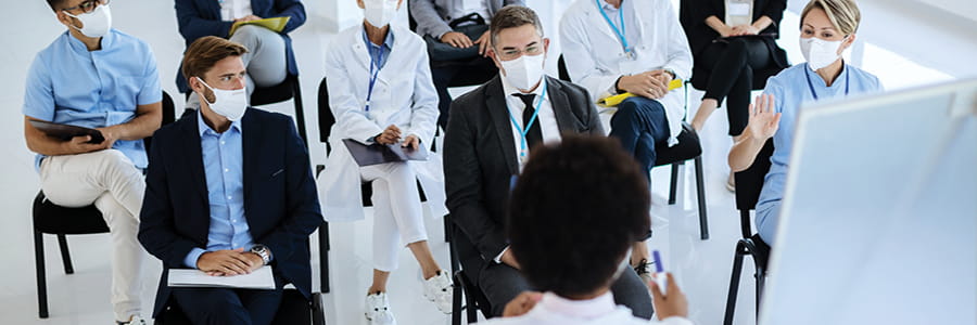 Image of physicians learning.