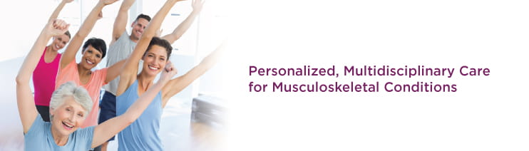 Personalized, multidisciplinary care for musculoskeletal conditions