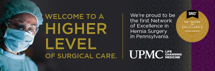 Text reads: Welcome to a higher level of surgical care.