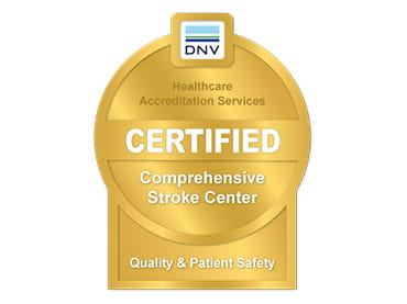DNV badge for certified comprehensive stroke center
