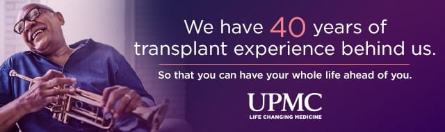 We have 40 years of transplant experience behind us. So that you can have your whole life ahead of you. 