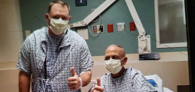 Photo of Brian and Dan.