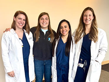 Kacey Sullinger and her team of doctors.