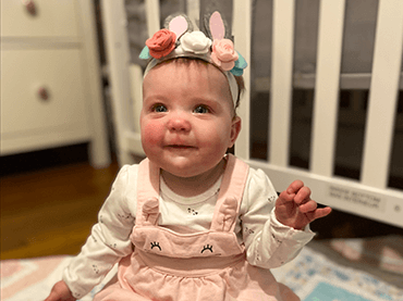 Learn more about baby Grace and mom Kelly's labor and delivery story at UPMC Magee-Womens Hospital.