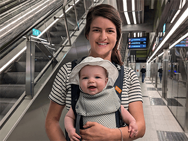 Amanda, who had seizures, ensured a safe pregnancy by following up with her neurologist, finding comfort in their care. Read her story.