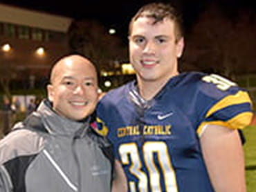 Read Luke Harris' shoulder tear patient story. Learn more about his journey at UPMC Sports Medicine Center for Young Athletes.