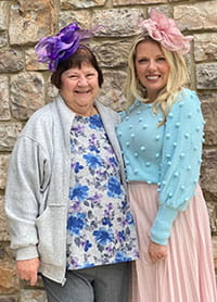 Photo of Katie Bullington and Marsha Sharbaugh.