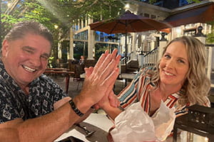 Photo of Mike and Teresa.