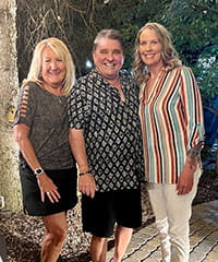 Mike, his wife Darla and living donor Teresa.
