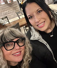 Vicki Smith and Lindy LaValley