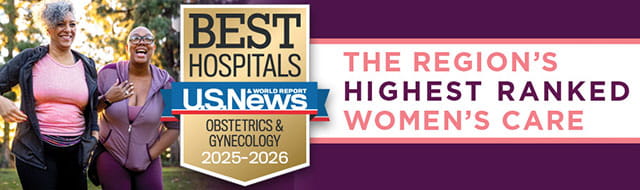 The Region's highest ranked women's care.