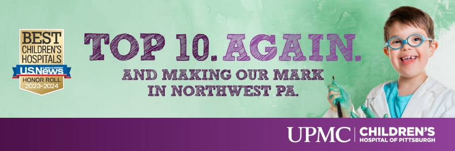 Top 10. Again. And making our mark in Northwest Pa.