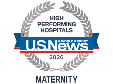 High performing Hospitals U.S. News & World Report Maternity.