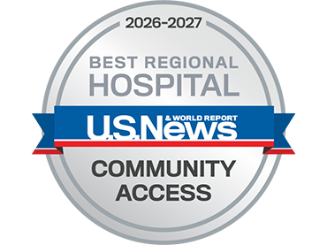 Best Regional Hospital Community Access badge