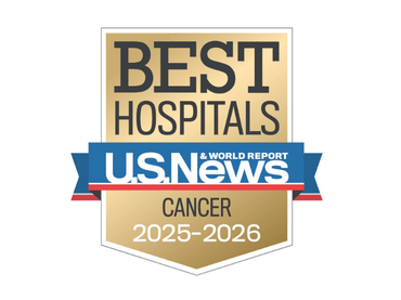 Ranked nationally in Cancer by U.S. News and World Report