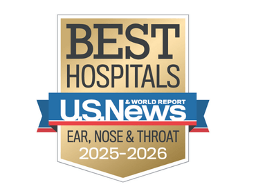 Ranked nationally in ENT by U.S. News and World Report