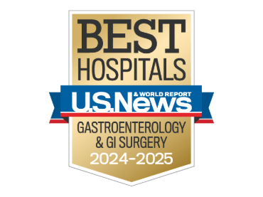 Ranked nationally in Gastroenterology by U.S. News and World Report