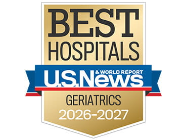 Ranked nationally in Geriatrics by U.S. News and World Report