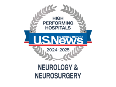 Ranked nationally in Neurology and Neurosurgery by U.S. News and World Report