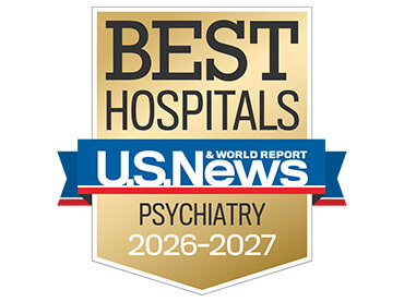Ranked nationally in Psychiatry by U.S. News and World Report