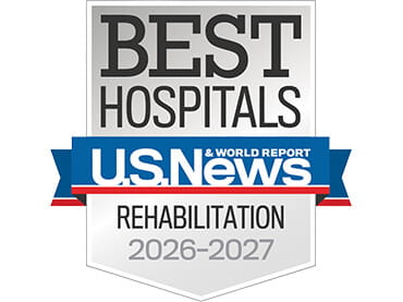 Nationally ranked in Rehabilitation by U.S. News and World Report