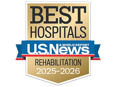Nationally ranked in Rehabilitation by U.S. News and World Report