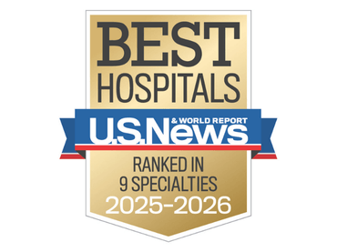 Ranked nationally in 7 specialties by U.S. News and World Report